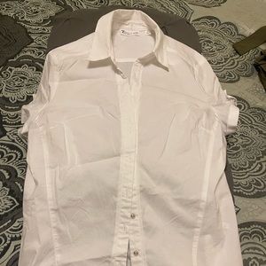 White dress blouse